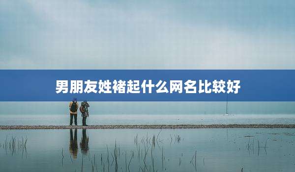 男朋友姓褚起什么网名比较好