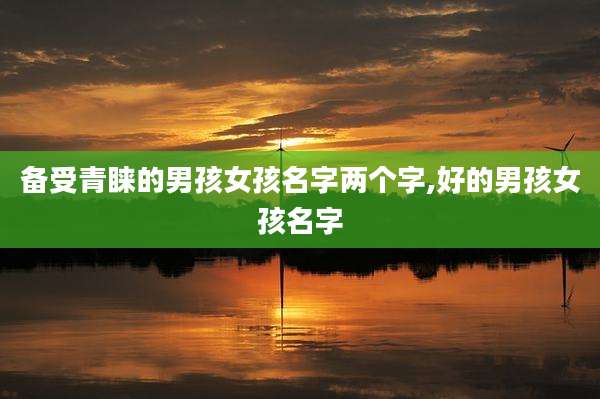 备受青睐的男孩女孩名字两个字,好的男孩女孩名字