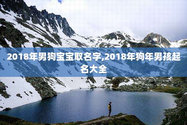 2018年男狗宝宝取名字,2018年狗年男孩起名大全