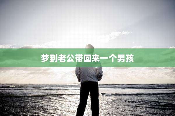 梦到老公带回来一个男孩