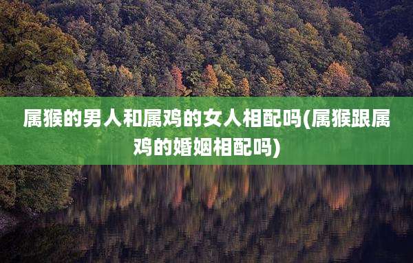 属猴的男人和属鸡的女人相配吗(属猴跟属鸡的婚姻相配吗)