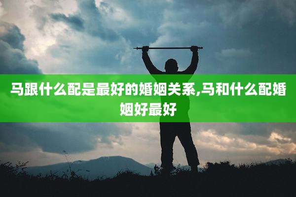 马跟什么配是最好的婚姻关系,马和什么配婚姻好最好