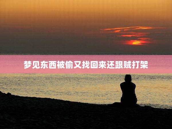 梦见东西被偷又找回来还跟贼打架