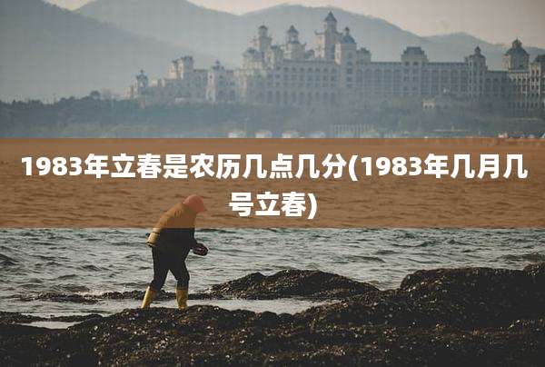 1983年立春是农历几点几分(1983年几月几号立春)