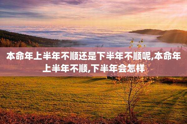 本命年上半年不顺还是下半年不顺呢,本命年上半年不顺,下半年会怎样