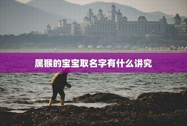 属猴的宝宝取名字有什么讲究