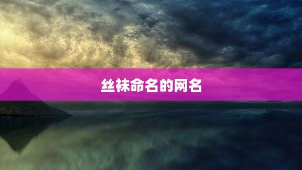 丝袜命名的网名