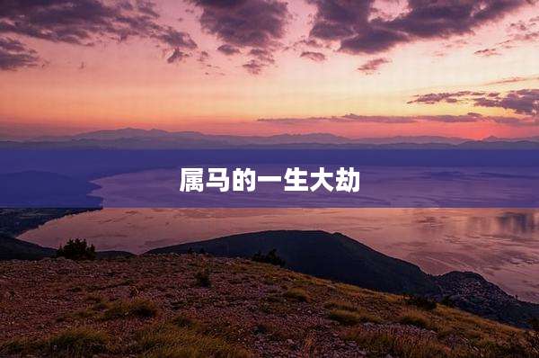 属马的一生大劫