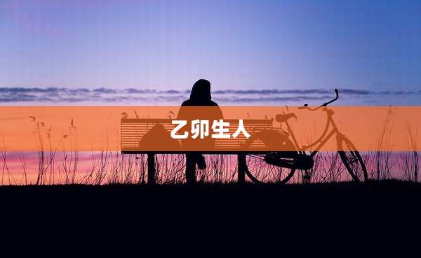 乙卯生人