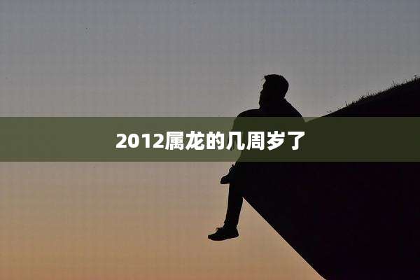 2012属龙的几周岁了