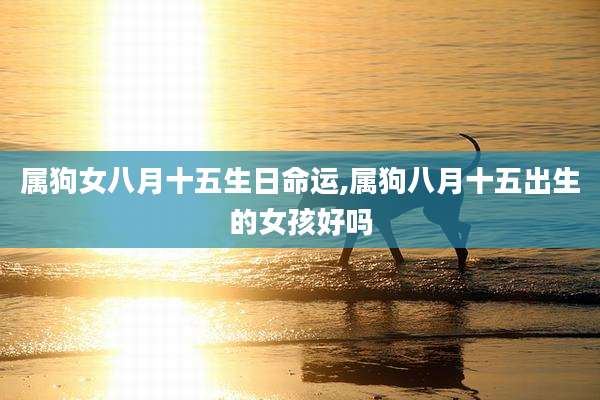 属狗女八月十五生日命运,属狗八月十五出生的女孩好吗