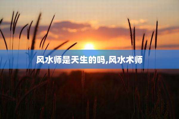 风水师是天生的吗,风水术师