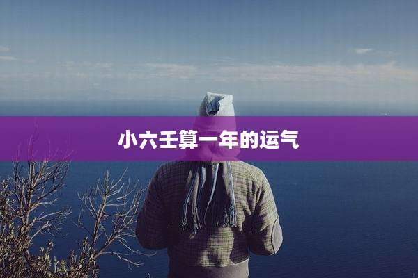 小六壬算一年的运气