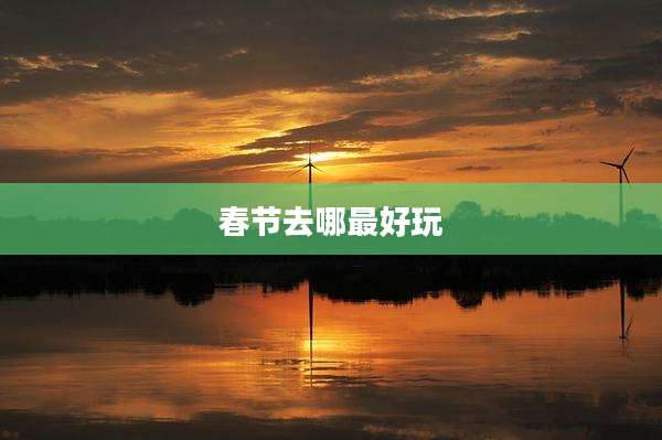 春节去哪最好玩