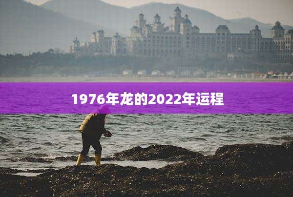 1976年龙的2022年运程