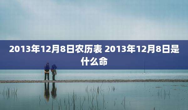 2013年12月8日农历表 2013年12月8日是什么命