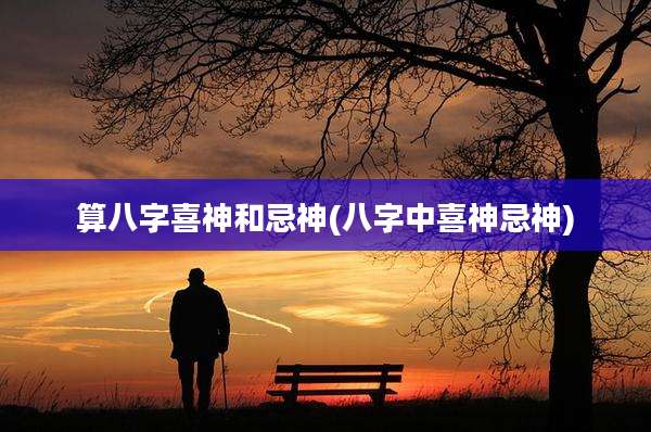算八字喜神和忌神(八字中喜神忌神)