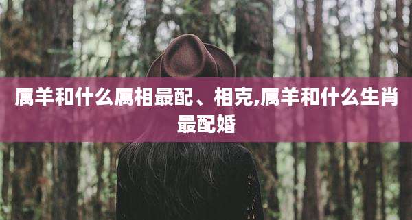 属羊和什么属相最配、相克,属羊和什么生肖最配婚
