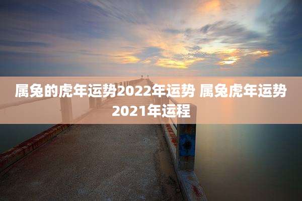 属兔的虎年运势2022年运势 属兔虎年运势2021年运程