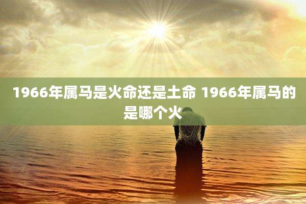 1966年属马是火命还是土命 1966年属马的是哪个火