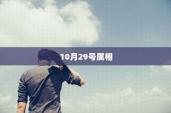 10月29号属相