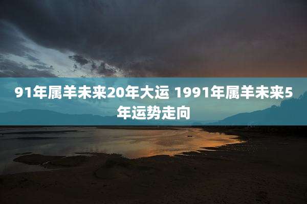 91年属羊未来20年大运 1991年属羊未来5年运势走向
