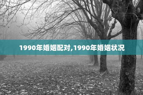 1990年婚姻配对,1990年婚姻状况