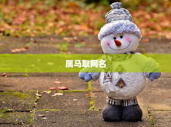 属马取网名