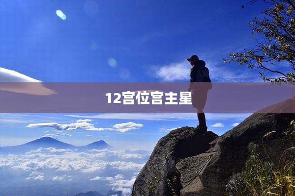 12宫位宫主星