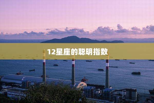 12星座的聪明指数