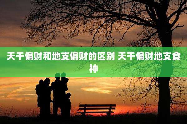 天干偏财和地支偏财的区别 天干偏财地支食神