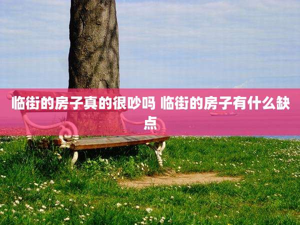 临街的房子真的很吵吗 临街的房子有什么缺点