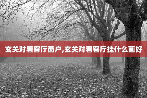 玄关对着客厅窗户,玄关对着客厅挂什么画好