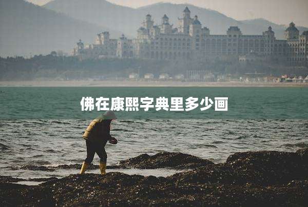 佛在康熙字典里多少画
