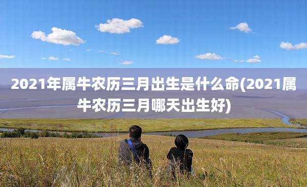 2021年属牛农历三月出生是什么命(2021属牛农历三月哪天出生好)