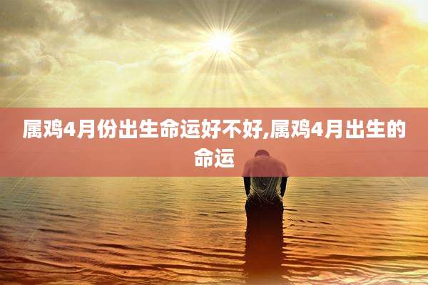 属鸡4月份出生命运好不好,属鸡4月出生的命运