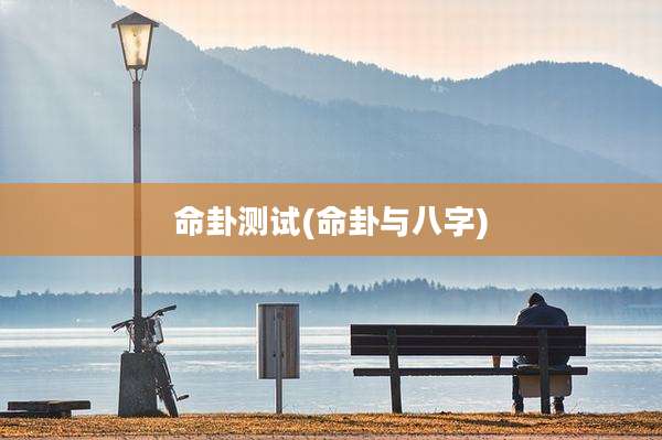 命卦测试(命卦与八字)