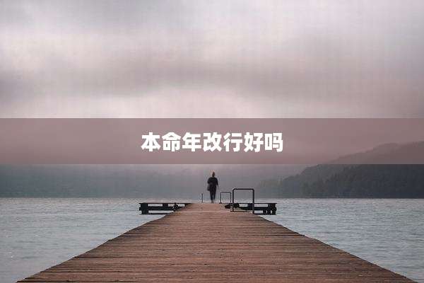 本命年改行好吗