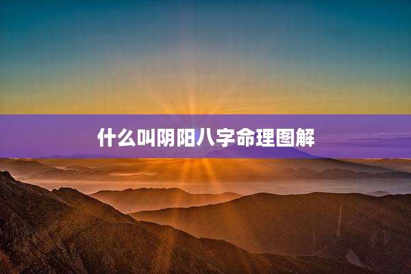 什么叫阴阳八字命理图解