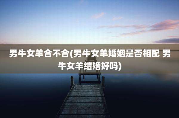 男牛女羊合不合(男牛女羊婚姻是否相配 男牛女羊结婚好吗)