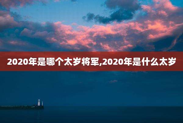2020年是哪个太岁将军,2020年是什么太岁