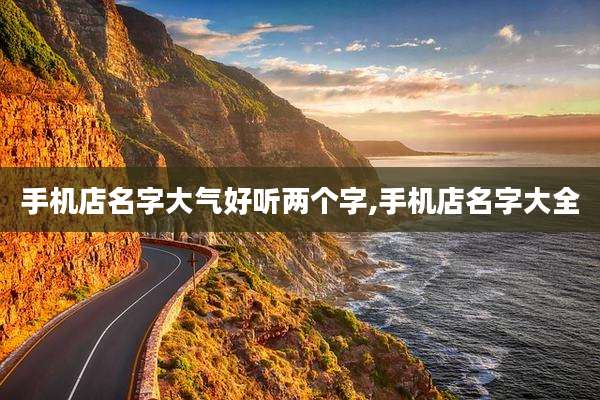 手机店名字大气好听两个字,手机店名字大全
