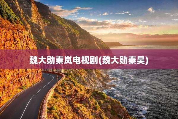 魏大勋秦岚电视剧(魏大勋秦昊)