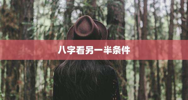 八字看另一半条件