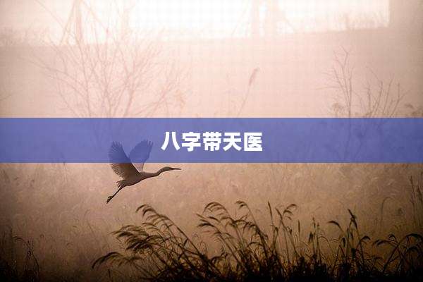 八字带天医