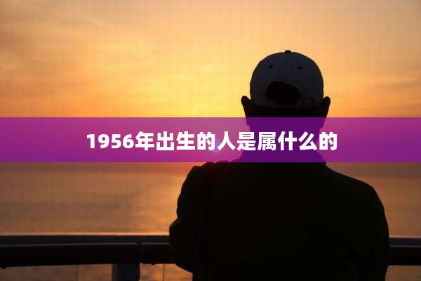 1956年出生的人是属什么的