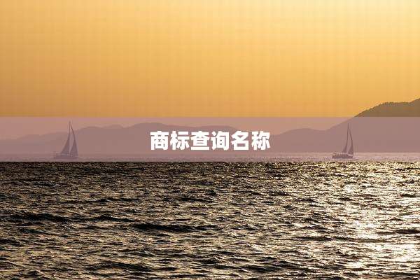 商标查询名称