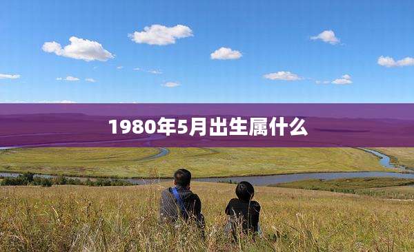 1980年5月出生属什么