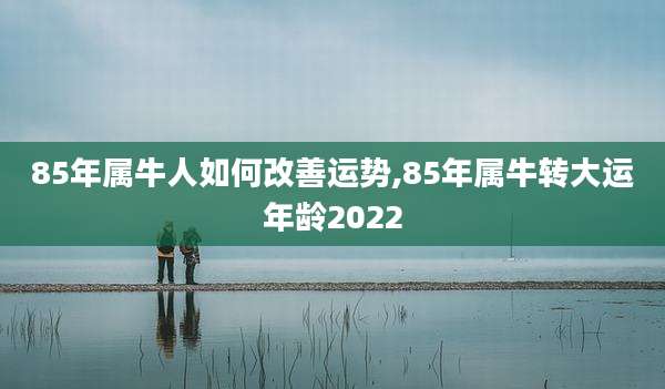 85年属牛人如何改善运势,85年属牛转大运年龄2022