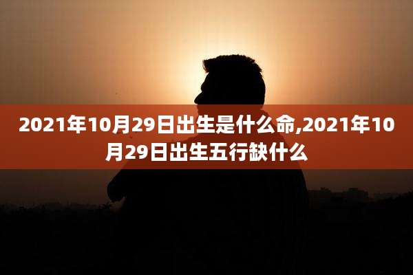 2021年10月29日出生是什么命,2021年10月29日出生五行缺什么